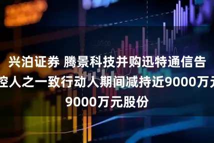兴泊证券 腾景科技并购迅特通信告吹 实控人之一致行动人期间减持近9000万元股份